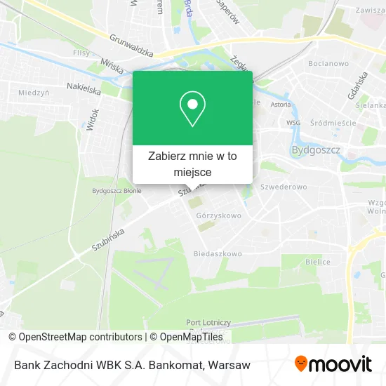Mapa Bank Zachodni WBK S.A. Bankomat