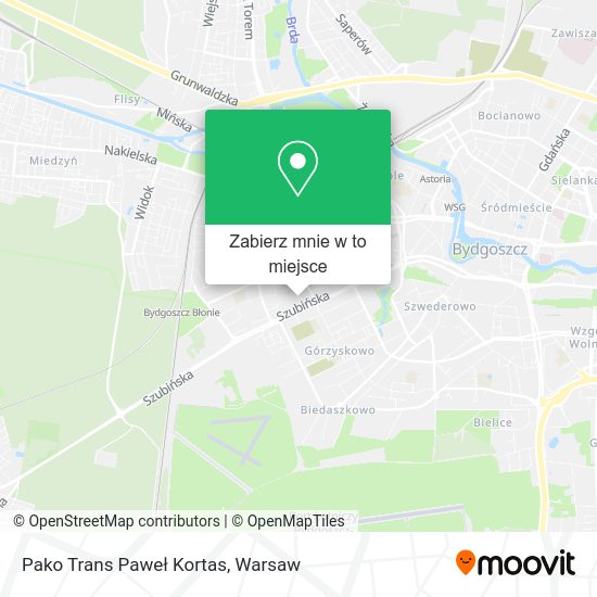 Mapa Pako Trans Paweł Kortas