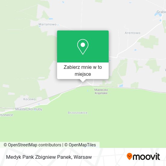 Mapa Medyk Pank Zbigniew Panek