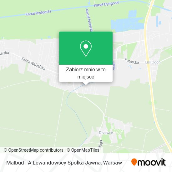 Mapa Malbud i A Lewandowscy Spółka Jawna