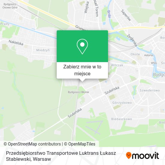 Mapa Przedsiębiorstwo Transportowe Luktrans Łukasz Stablewski