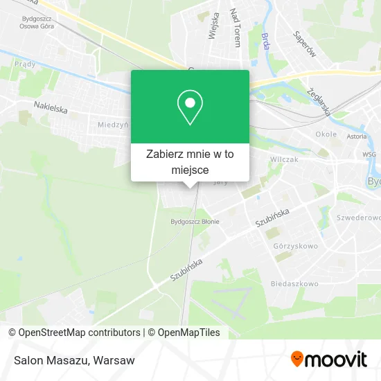 Mapa Salon Masazu