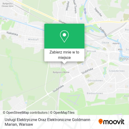 Mapa Usługi Elektryczne Oraz Elektroniczne Goldmann Marian