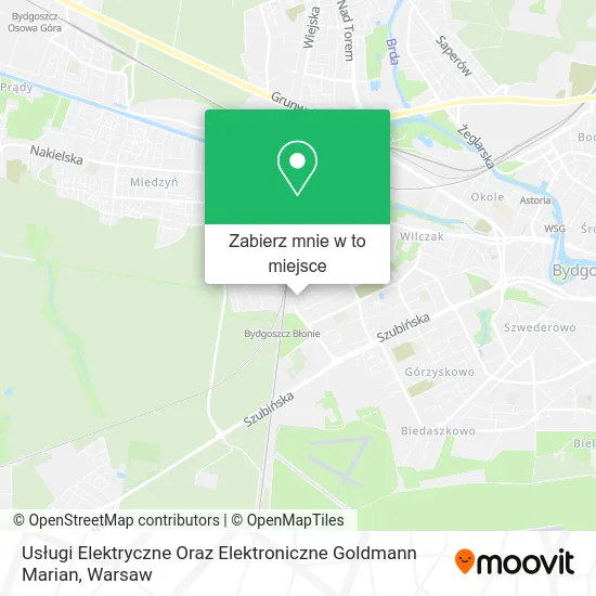 Mapa Usługi Elektryczne Oraz Elektroniczne Goldmann Marian