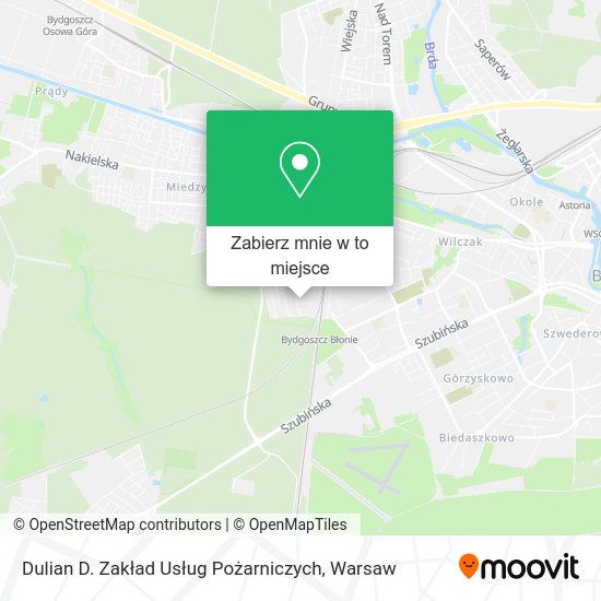 Mapa Dulian D. Zakład Usług Pożarniczych