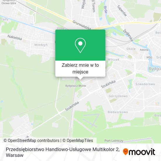 Mapa Przedsiębiorstwo Handlowo-Usługowe Multikolor 2