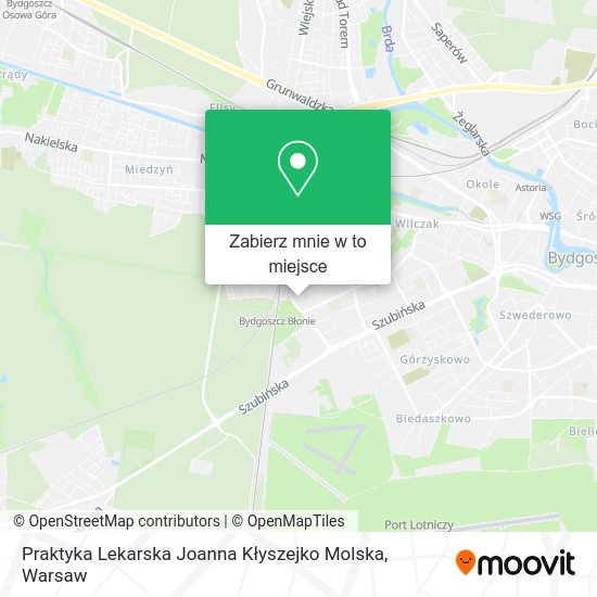 Mapa Praktyka Lekarska Joanna Kłyszejko Molska