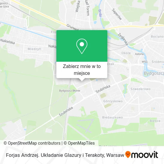 Mapa Forjas Andrzej. Układanie Glazury i Terakoty