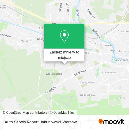 Mapa Auto Serwis Robert Jakubowski