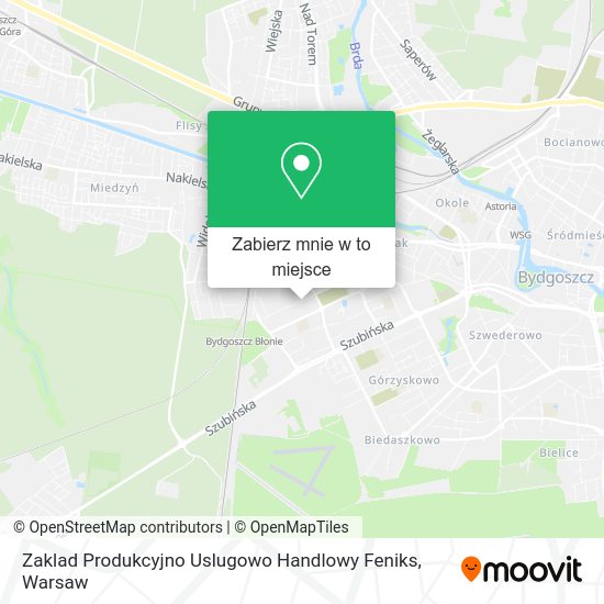 Mapa Zaklad Produkcyjno Uslugowo Handlowy Feniks