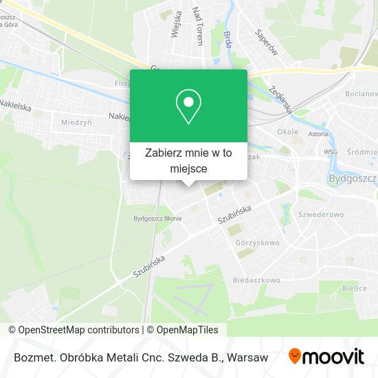 Mapa Bozmet. Obróbka Metali Cnc. Szweda B.