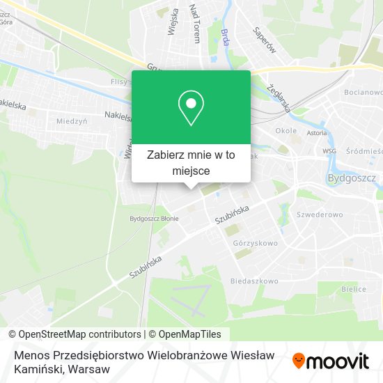 Mapa Menos Przedsiębiorstwo Wielobranżowe Wiesław Kamiński