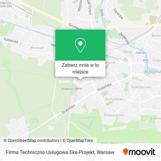 Mapa Firma Techniczno Usługowa Eka-Projekt