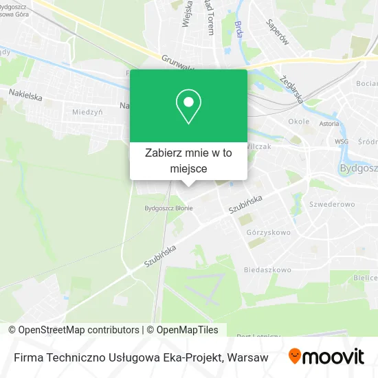 Mapa Firma Techniczno Usługowa Eka-Projekt