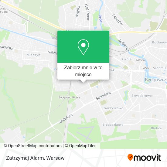 Mapa Zatrzymaj Alarm