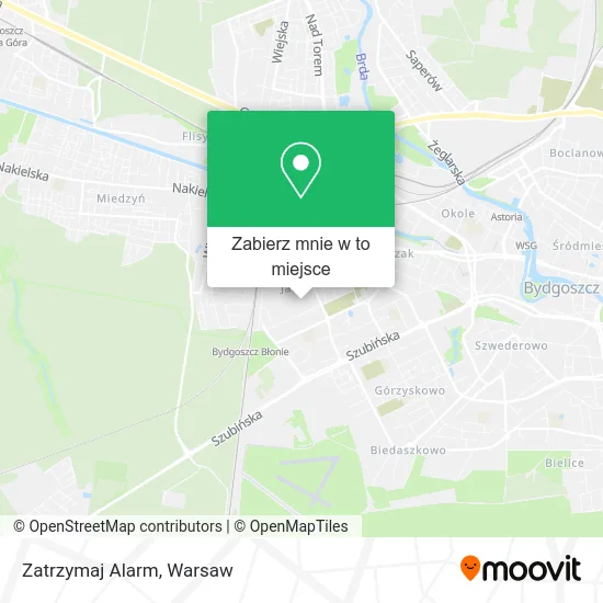 Mapa Zatrzymaj Alarm