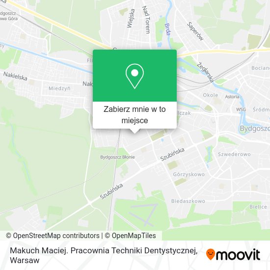 Mapa Makuch Maciej. Pracownia Techniki Dentystycznej