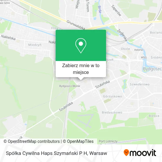 Mapa Spółka Cywilna Haps Szymański P H