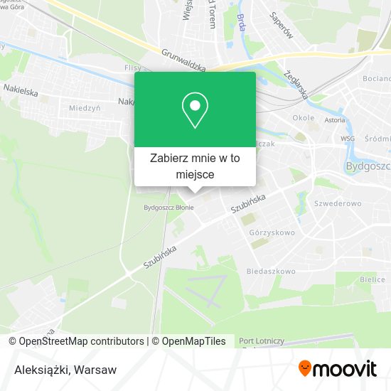 Mapa Aleksiążki