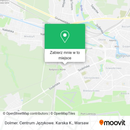 Mapa Dolmer. Centrum Językowe. Karska K.