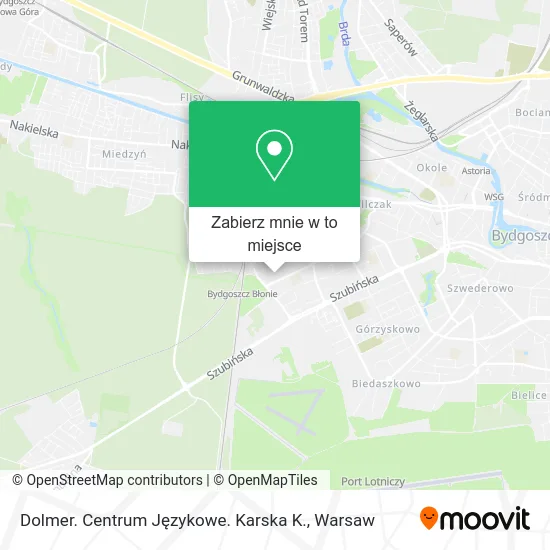 Mapa Dolmer. Centrum Językowe. Karska K.