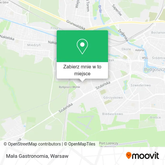 Mapa Mała Gastronomia
