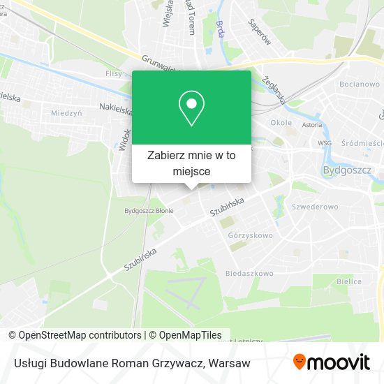 Mapa Usługi Budowlane Roman Grzywacz