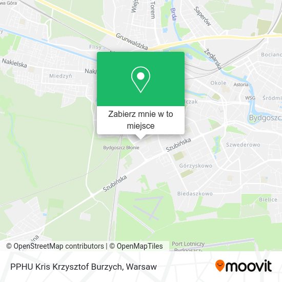 Mapa PPHU Kris Krzysztof Burzych