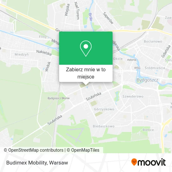 Mapa Budimex Mobility