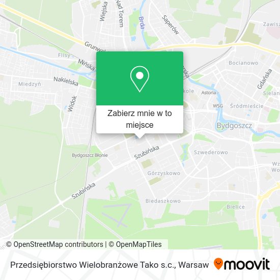 Mapa Przedsiębiorstwo Wielobranżowe Tako s.c.