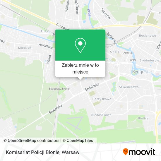 Mapa Komisariat Policji Błonie