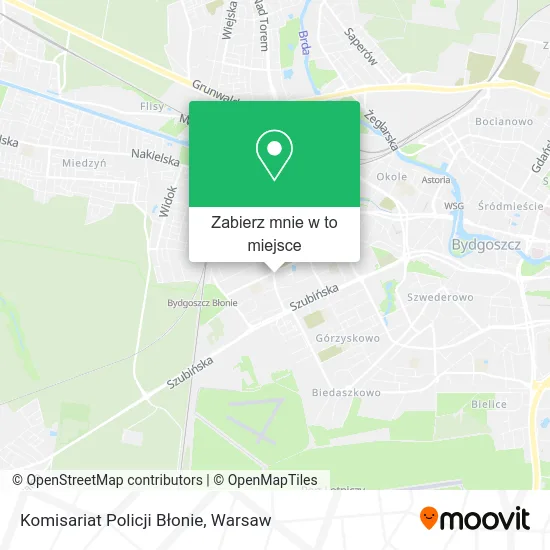 Mapa Komisariat Policji Błonie