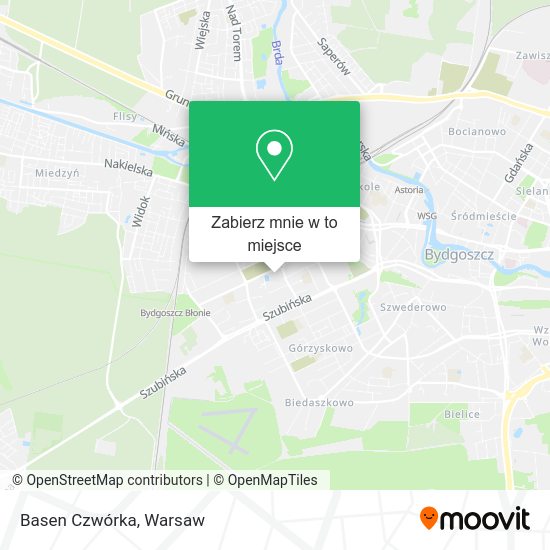 Mapa Basen Czwórka