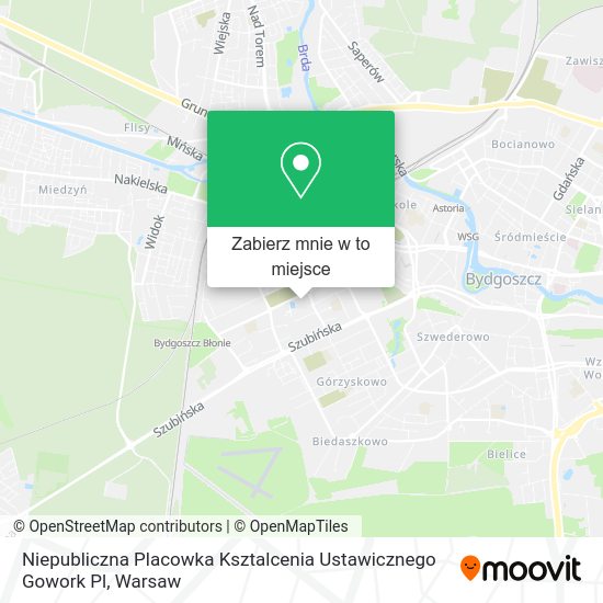 Mapa Niepubliczna Placowka Ksztalcenia Ustawicznego Gowork Pl