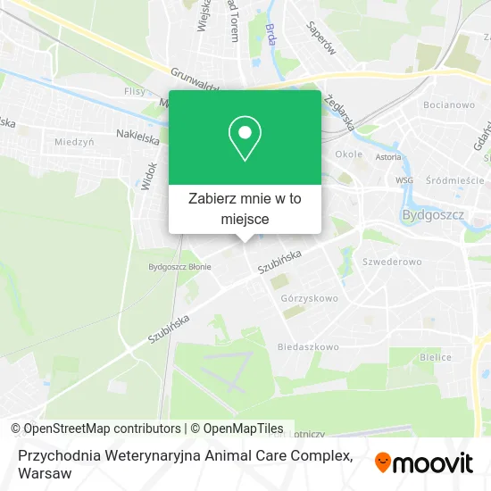 Mapa Przychodnia Weterynaryjna Animal Care Complex