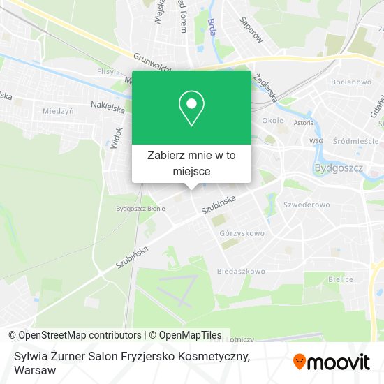 Mapa Sylwia Żurner Salon Fryzjersko Kosmetyczny