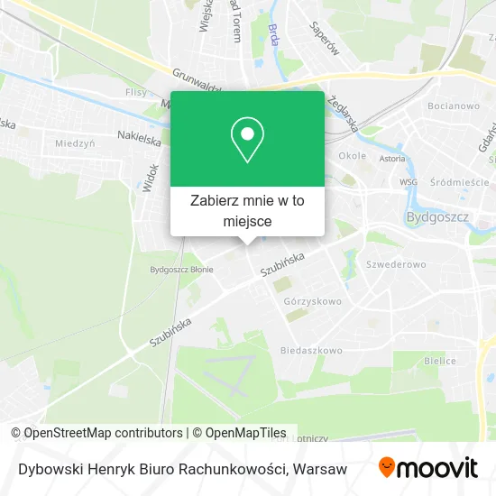 Mapa Dybowski Henryk Biuro Rachunkowości