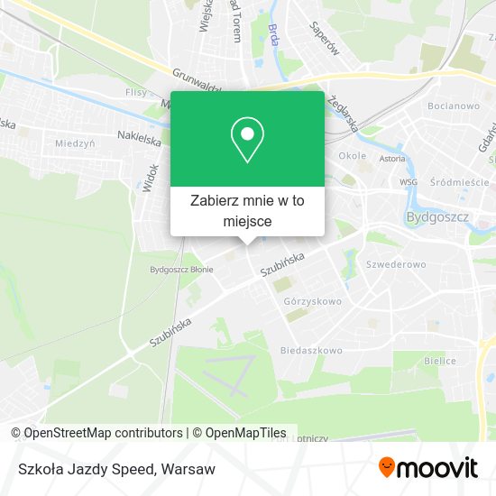 Mapa Szkoła Jazdy Speed