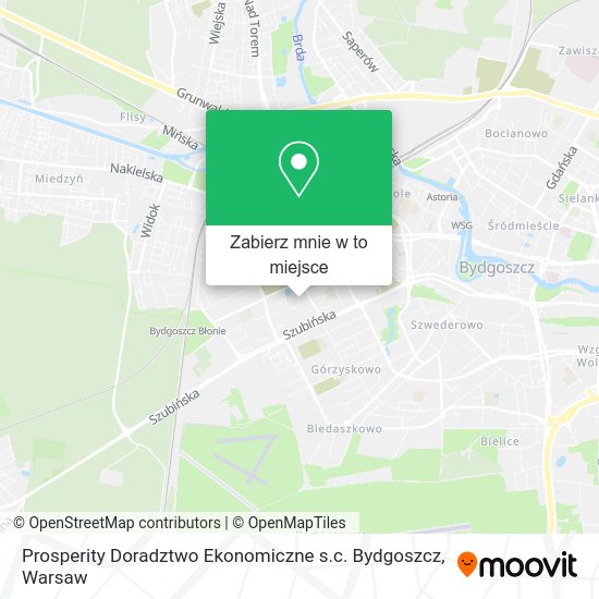 Mapa Prosperity Doradztwo Ekonomiczne s.c. Bydgoszcz