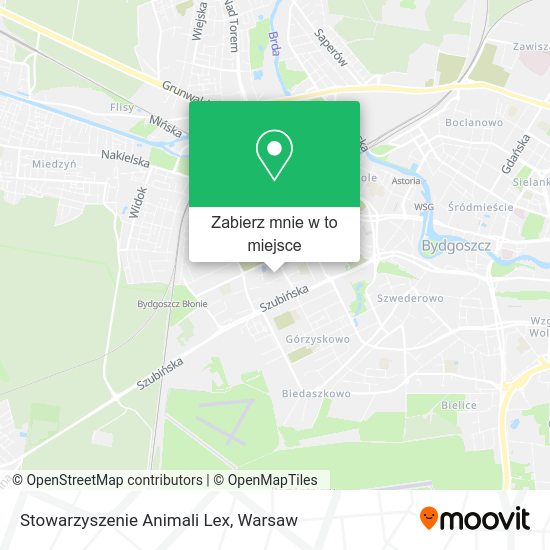 Mapa Stowarzyszenie Animali Lex