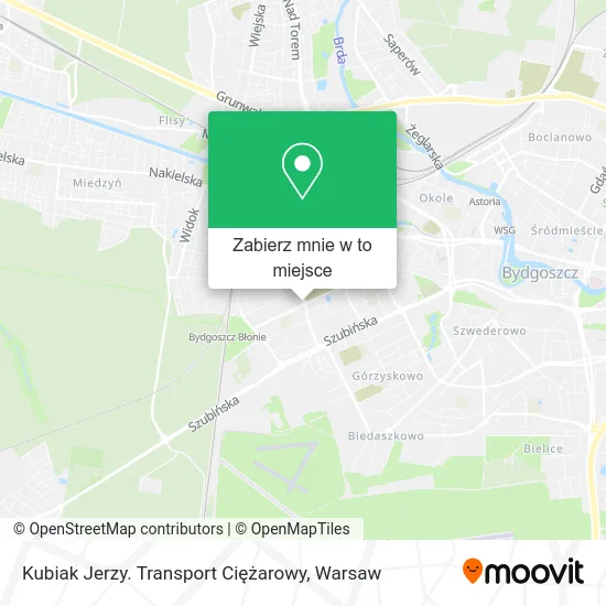 Mapa Kubiak Jerzy. Transport Ciężarowy