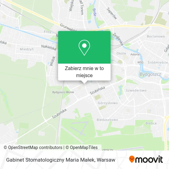 Mapa Gabinet Stomatologiczny Maria Małek