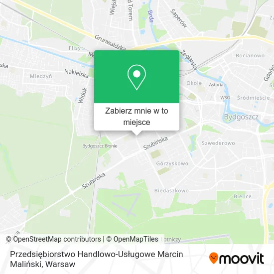 Mapa Przedsiębiorstwo Handlowo-Usługowe Marcin Maliński