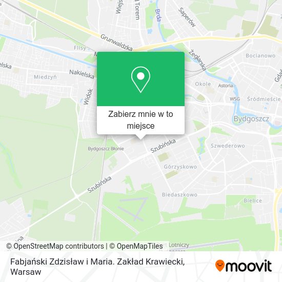 Mapa Fabjański Zdzisław i Maria. Zakład Krawiecki