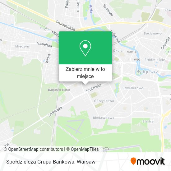 Mapa Spółdzielcza Grupa Bankowa