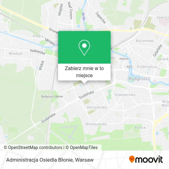 Mapa Administracja Osiedla Błonie