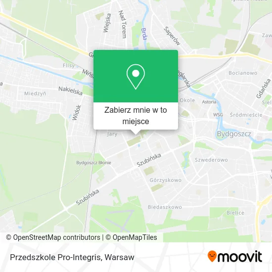 Mapa Przedszkole Pro-Integris