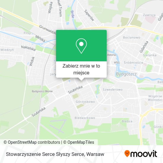 Mapa Stowarzyszenie Serce Słyszy Serce