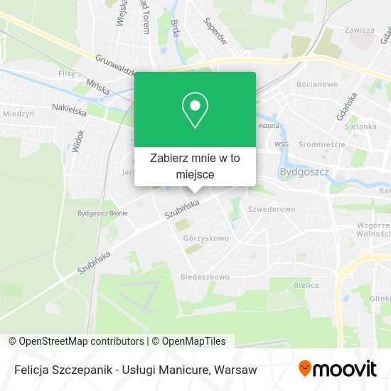 Mapa Felicja Szczepanik - Usługi Manicure