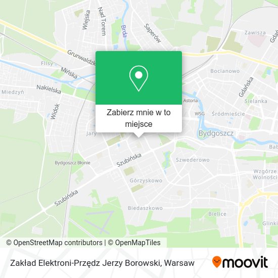 Mapa Zakład Elektroni-Przędz Jerzy Borowski